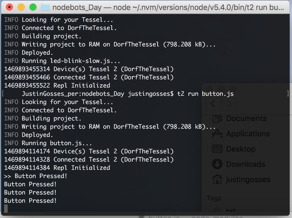 "Screenshot of the installation process running."